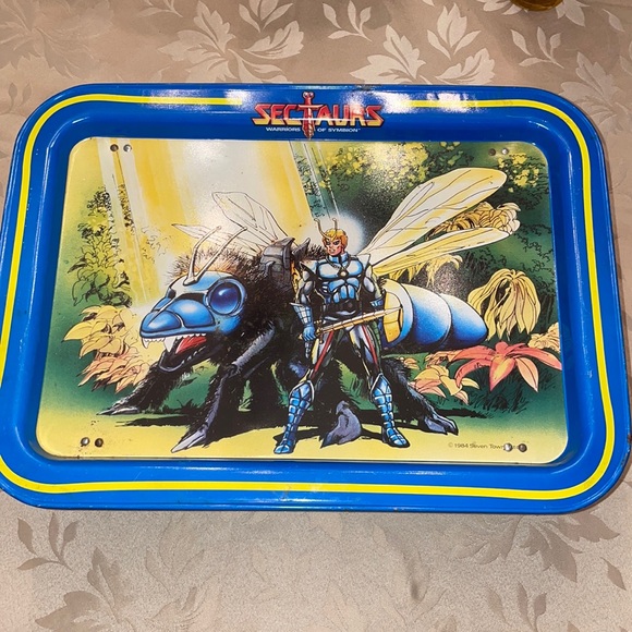 Sectaurs- TV Dinner Tray- 1984 Seven Town Ltd. - RARE